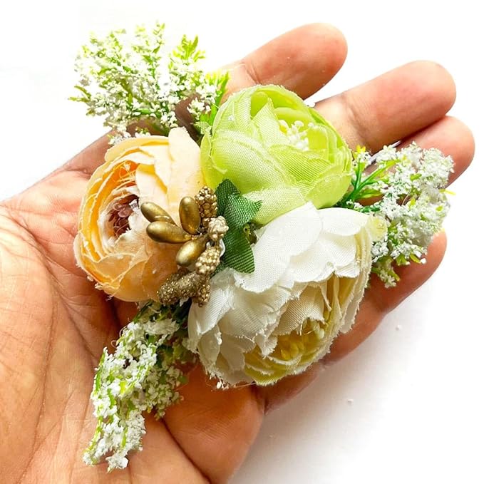 Carnations & Peonies Ready to Use Floral Bunch (Pack Of 4)