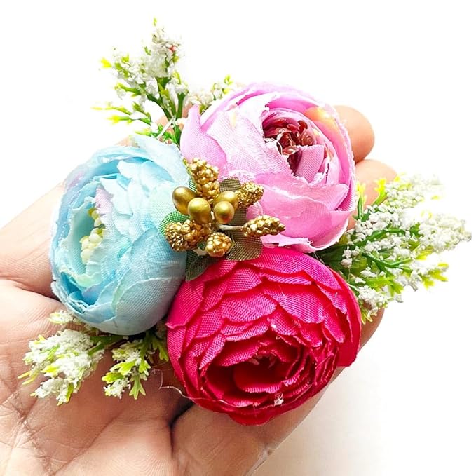 Carnations & Peonies Ready to Use Floral Bunch (Pack Of 4)