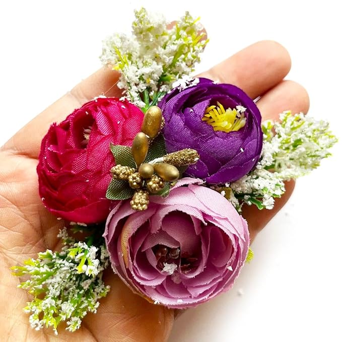 Carnations & Peonies Ready to Use Floral Bunch (Pack Of 4)