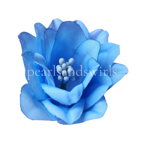 Blue Flower on stick with pollens