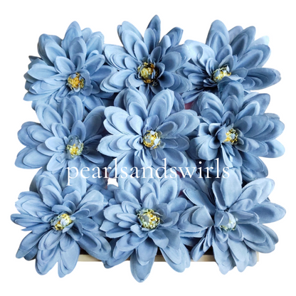 Blue Grey Big Dahlia - PNSDH05